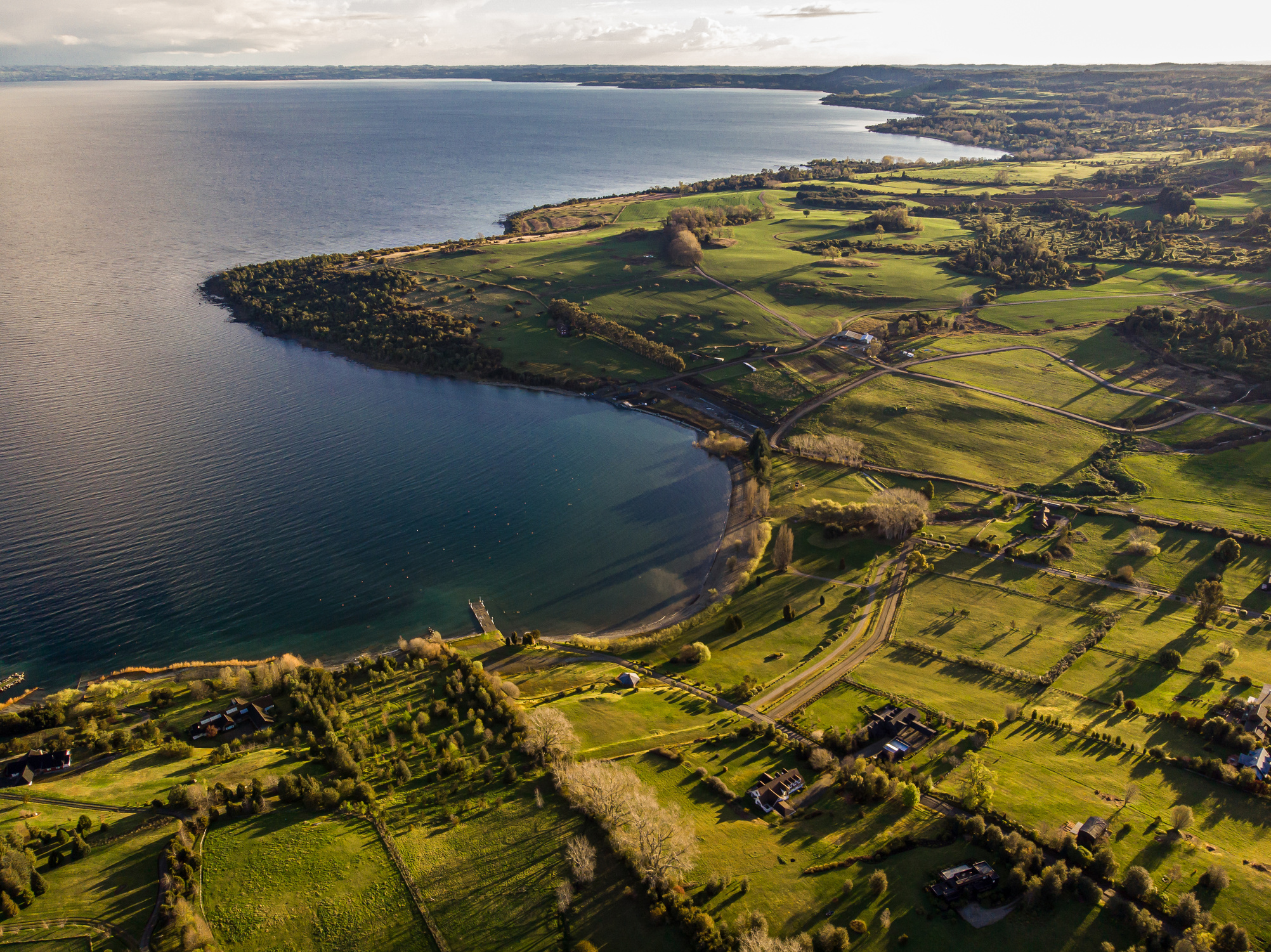 Ranco Lake in southern Chile